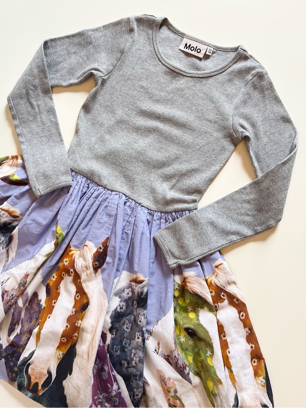 Molo Organic Horse Equestrian Warm Longsleeve Dress | 7/8